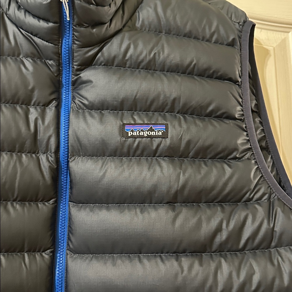 Patagonia Men’s Down Vest Full Zip Sustainable Size XL - Picture 3 of 4